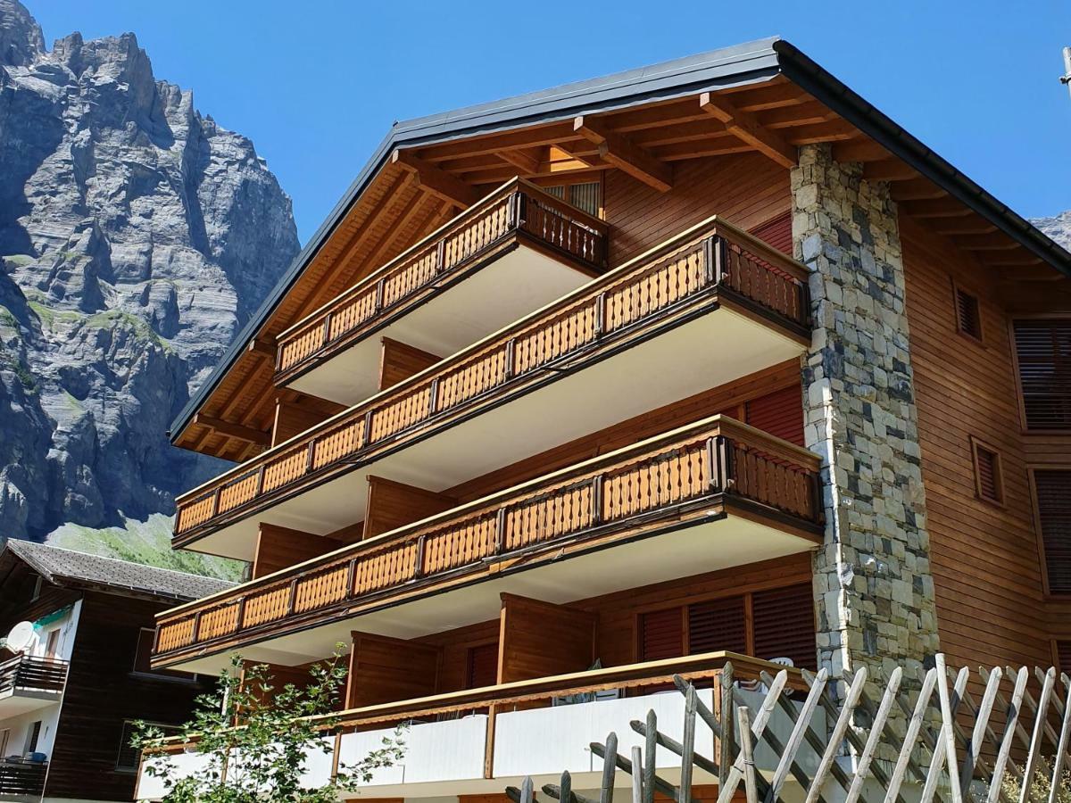 Moderne Wohnung Im Zentrum Von Leukerbad, Haus Topas Extérieur photo